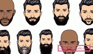 Tagli di capelli da uomo con la barba - foto di acconciature corte e lunghe