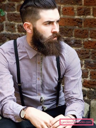 Tagli di capelli da uomo con la barba - foto di acconciature corte e lunghe