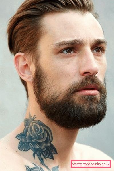 Tagli di capelli da uomo con la barba - foto di acconciature corte e lunghe