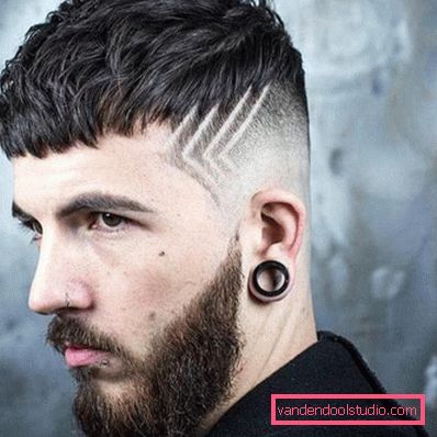 Tagli di capelli da uomo con la barba - foto di acconciature corte e lunghe