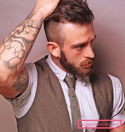 Tagli di capelli da uomo con la barba - foto di acconciature corte e lunghe