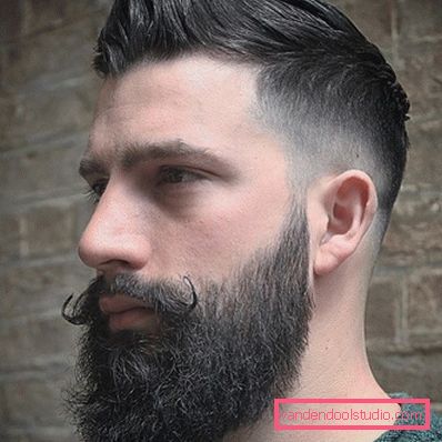 Tagli di capelli da uomo con la barba - foto di acconciature corte e lunghe
