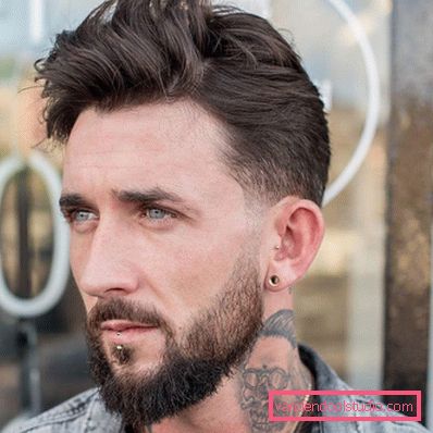 Tagli di capelli da uomo con la barba - foto di acconciature corte e lunghe
