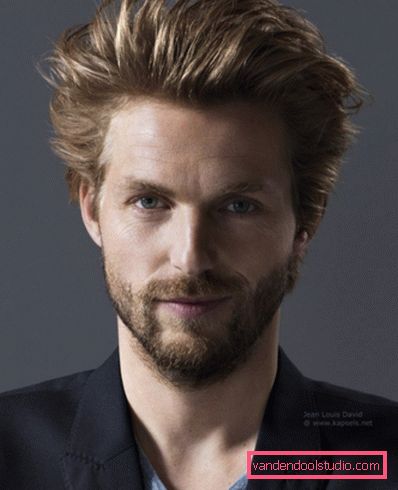 Tagli di capelli da uomo con la barba - foto di acconciature corte e lunghe