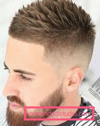 Tagli di capelli da uomo con la barba - foto di acconciature corte e lunghe