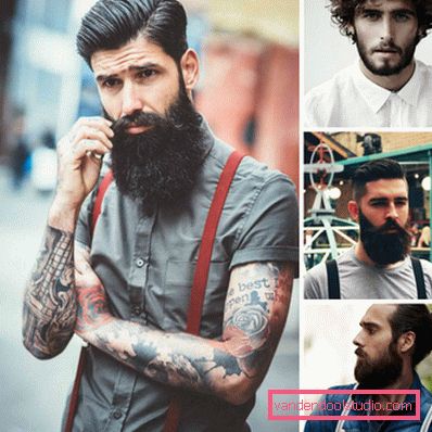 Tagli di capelli da uomo con la barba - foto di acconciature corte e lunghe