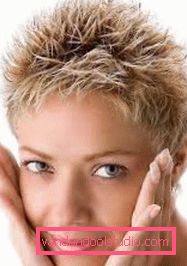Riccio acconciatura Riccio di acconciatura maschile e femminile