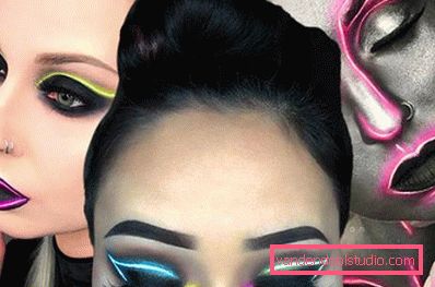 trucco al neon trucco al neon