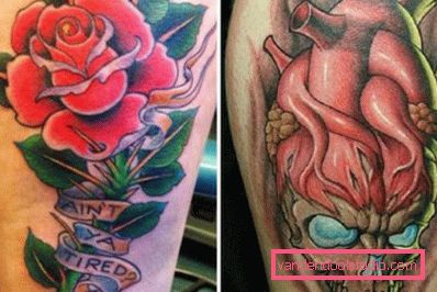 Cuore rosa e teschio Cuore rosa e teschio
