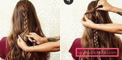 Treccia di volume per capelli lunghi