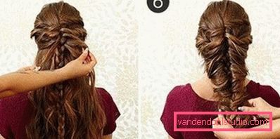 Treccia di volume per capelli lunghi