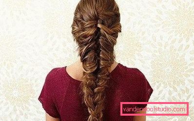 Treccia di volume per capelli lunghi