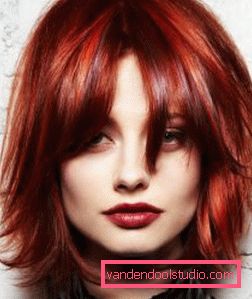 Taglio di capelli per una faccia quadrata su capelli medi Tagli di capelli voluminosi per capelli medi
