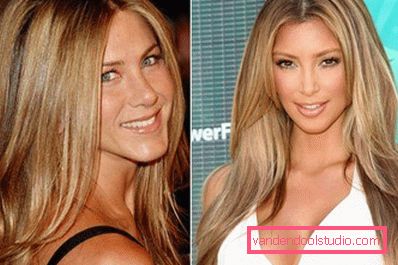 Kim Kardashan e Jennifer Aniston dopo aver gremito Kim Kardashan e Jennifer Aniston dopo aver gremito