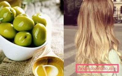 Maschere di capelli d'oliva