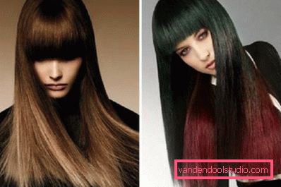 ombre su capelli scuri e lisci ombre su capelli scuri e lisci
