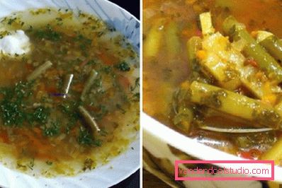 Zuppa di fagioli verdi