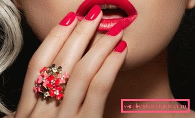 manicure rossa manicure rossa