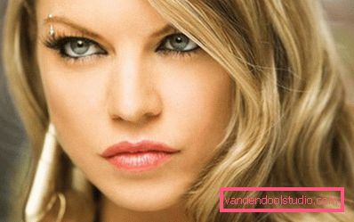 bilanciere sopra l'occhio di Fergie
