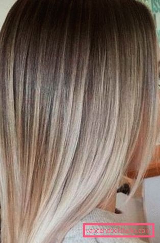 Tipi di colorazione dei capelli - shatush Tipi popolari di colorazione dei capelli