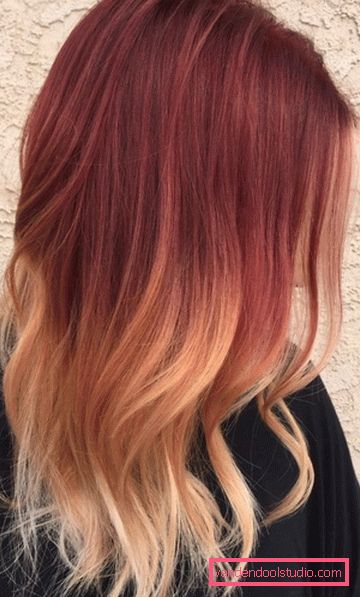 Tipi di colorazione dei capelli - ombre Tipi popolari di colorazione dei capelli