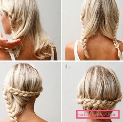 Acconciature casuali e festive per capelli lunghi fino alle spalle