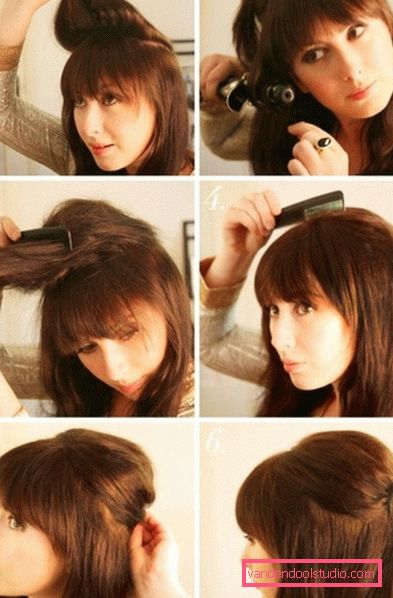Acconciature casuali e festive per capelli lunghi fino alle spalle