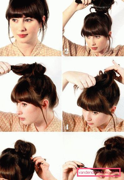 Acconciature casuali e festive per capelli lunghi fino alle spalle