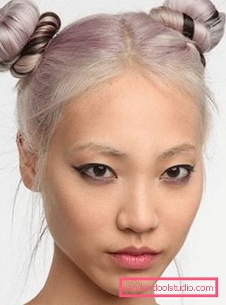 Alte acconciature per capelli lunghi e medi - due mazzi Acconciature festive e casual per capelli lunghi e medi