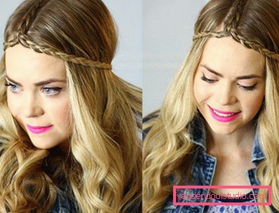 Acconciatura Boho con trecce