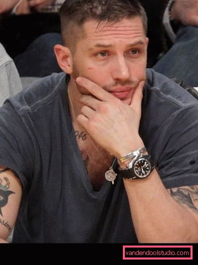 Attore di acconciature Tom Hardy - tagli di capelli fotografici