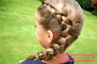 Acconciature per ragazze a scuola - semplice