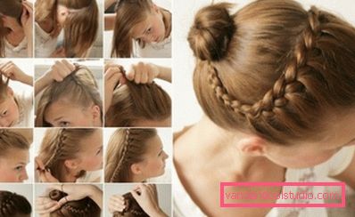 Acconciature per ragazze a scuola - semplice