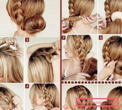 Acconciature per ragazze a scuola - semplice