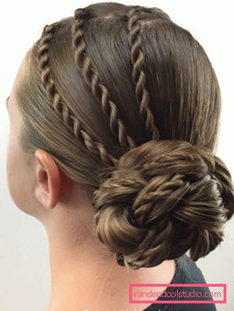 Acconciature per ragazze a scuola - semplice