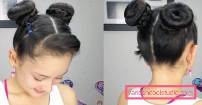 Acconciature per ragazze a scuola - semplice