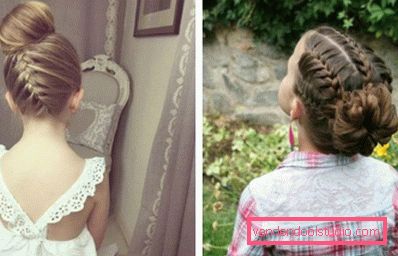Acconciature per ragazze a scuola - semplice