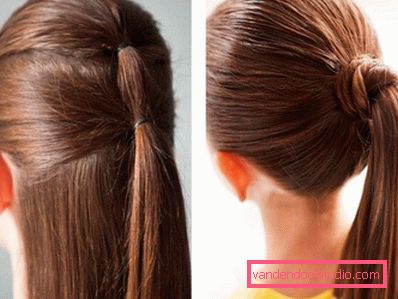 Acconciature per ragazze a scuola - semplice