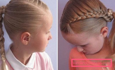 Acconciature per ragazze a scuola - semplice