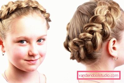 Acconciature per ragazze a scuola - semplice