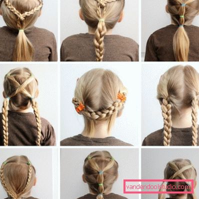 Acconciature per ragazze a scuola - semplice