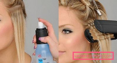 capelli che si piegano capelli che si piegano