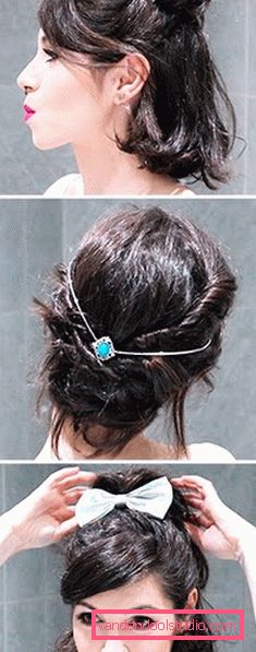 acconciature per capelli corti per un matrimonio Acconciature per capelli corti per un matrimonio per la sposa