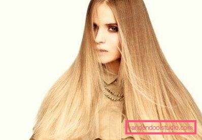 ragazza con una colorazione di ombre ragazza con una colorazione di ombre