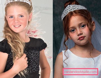 Acconciature con tiara per ragazze - Top 10 styling con una corona