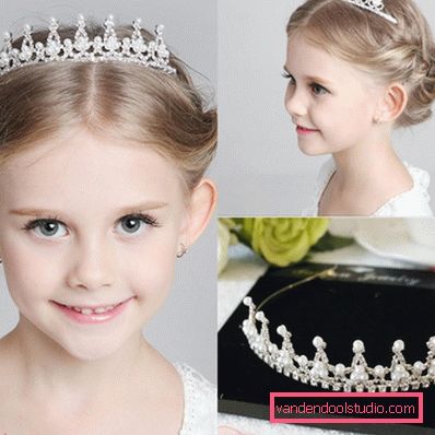 Acconciature con tiara per ragazze - Top 10 styling con una corona