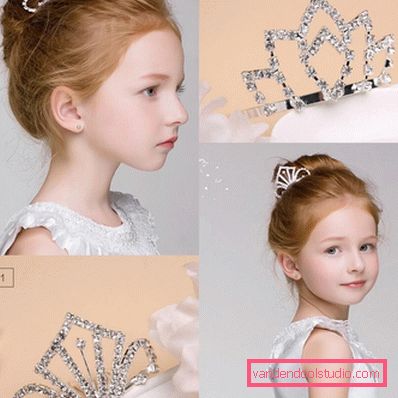 Acconciature con tiara per ragazze - Top 10 styling con una corona