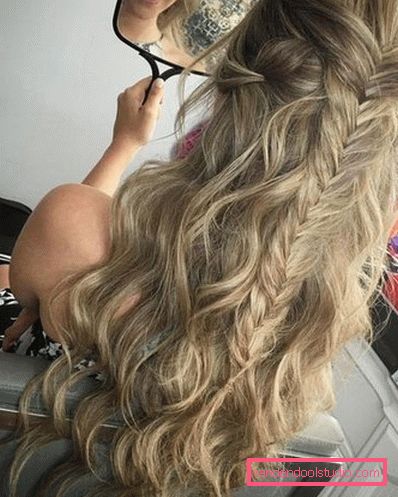 Acconciature con trecce per capelli lunghi Acconciature con trecce per capelli lunghi