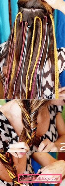 Acconciature con trecce per capelli lunghi Acconciature con trecce per capelli lunghi