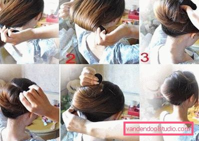Acconciature con un rullo per capelli